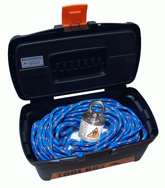 Szczelny uchwyt magnetyczny z uchem do linki UMS 51x50