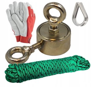 Uchwyt 48x25 MAGNES NEODYMOWY 2 x 99kg obustronny