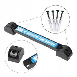 Listwa magnetyczna z uchwytami montażowymi 45,6 cm