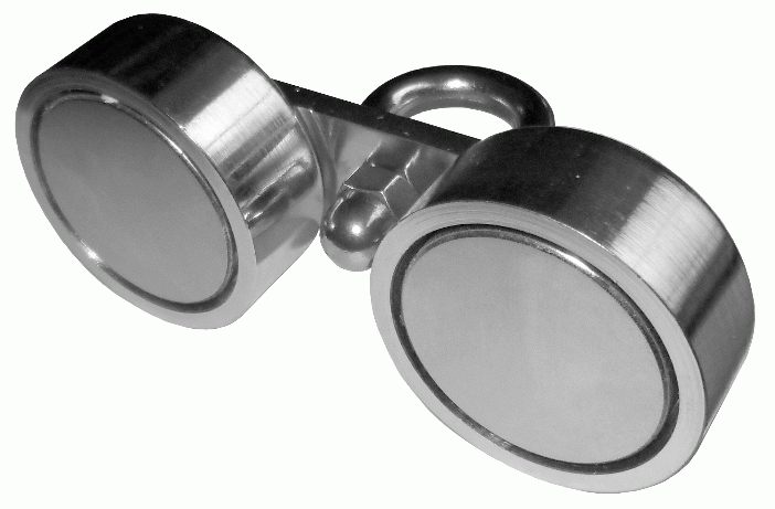 Uchwyt magnetyczny z uchem do linki