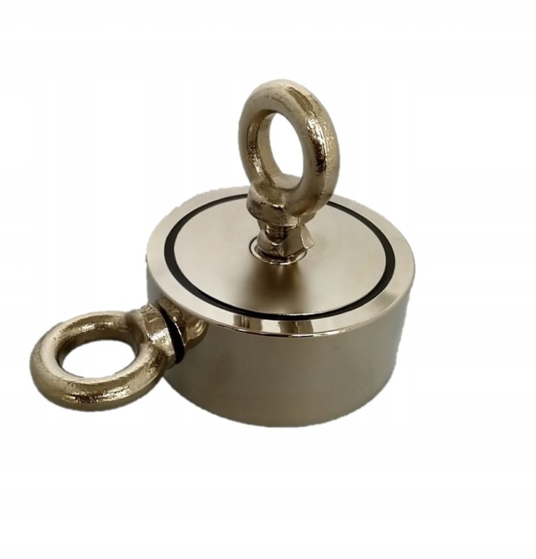 MAGNES NEODYMOWY 350 kg do poszukiwań LINA WALIZKA