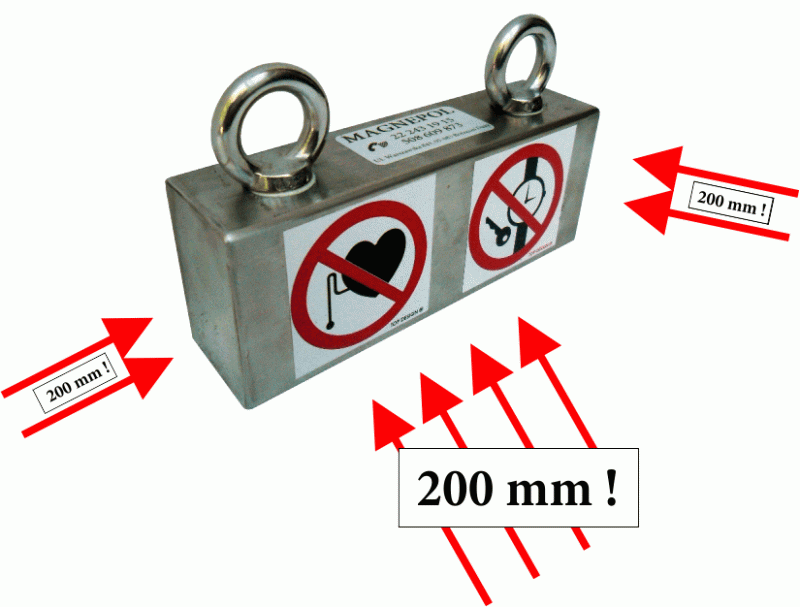 Belka magnetyczna 150x60x40